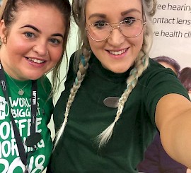 Rochdale opticians makes fundraising a piece of cake