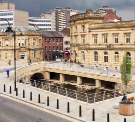 Rochdale’s transformation continues with completion of £5m scheme to re-open the River Roch